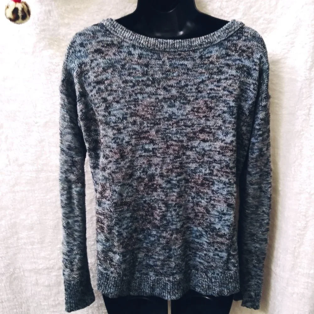 American Eagles Outfitters Crewneck Pullover Blue Sweater Women's Size X…